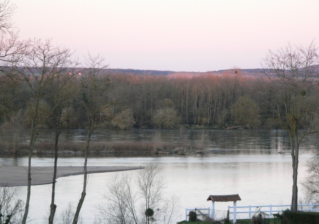 La Loire à Pouilly le 24 fév 2014 prise par Jean-Michel Masson à 07h43