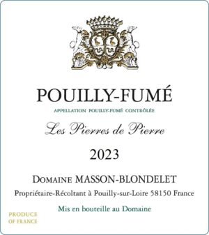 Pouilly-Fumé Les Pierres de Pierre 2023