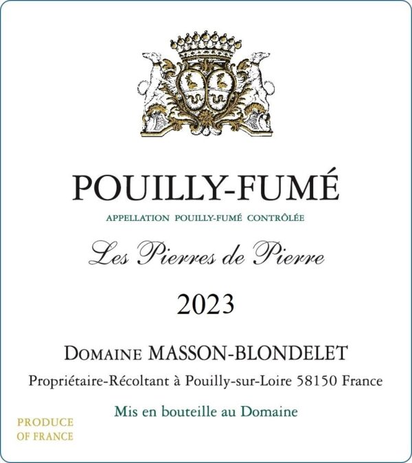 Pouilly-Fumé Les Pierres de Pierre 2023