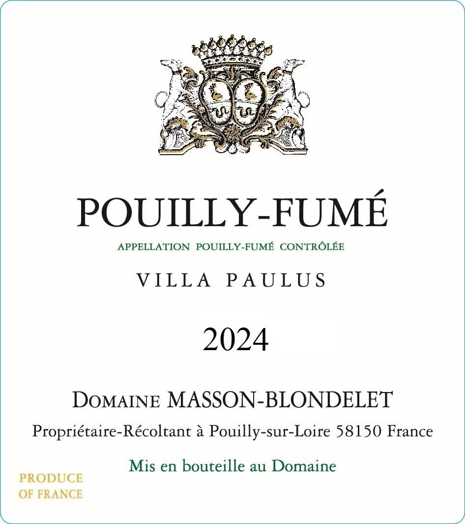 Pouilly-Fumé Villa Paulus 2024